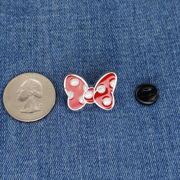 2/$20 DISNEY | Minnie Mouse Bow Enamel Pin - Picture 2 of 3